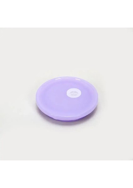 16 Oz Fincan Kapağı Dalı Yeniden Kullanılabilir Plastik Cam Dak Kapaklar Buzlu Kahve Fincanı Şeker Renkli Kase Kapak Rengi: Mor (Yurt Dışından)