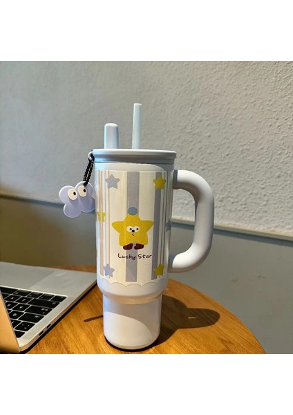 700ML Vakum Yalıtımlı Kupa Soğuk Içecek Kahve Kupası 316 Paslanmaz Çelik Termos Şişe Araç Seyahat Kupa Soğuk ve Sıcak Yalıtım Cupcapacity: 700ML/RENK: B (Yurt Dışından)