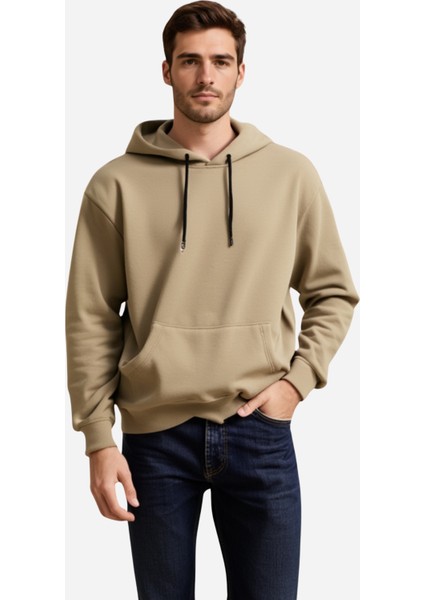 Erkek Kapüşonlu Kanguru Cep 3 Iplik Puf Yumuşacık (Içi Polarlı) fiyatları