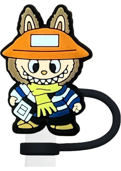 1-16PCS Çizgi Film Saman Kapak Kapağı 10MM Içecek Saman Fişi Yeniden Kullanılabilir Sıçrama Geçirmez Içme Fincan Saman Kapağı Takılar Kolye Aksesuarları Renk: 1PCS-10MM (Yurt Dışından)