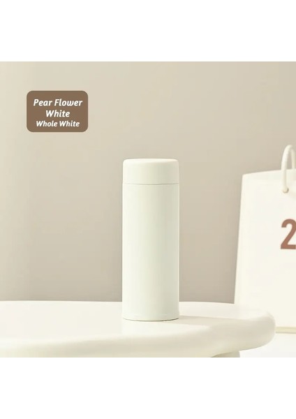 120ML Küçük Kapasite 316 Paslanmaz Çelik Taşınabilir Vakum Termal Yalıtım Tumbler Termos Kupası Cep Kupası Küçük Su Bottlecapity: 120ML/RENK: Armut Çiçek Beyaz (Yurt Dışından)