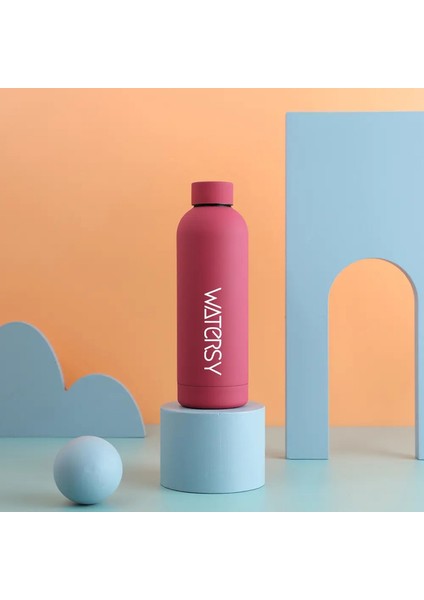 500ML Paslanmaz Çelik Termal Kupa Çift Duvar Vakum Şenlikleri Ofis Ev Yalıtımlı Kahve Kupası Açık Hava Suyu Bottlecapity: 0.5l/renk: Kahverengi (Yurt Dışından)