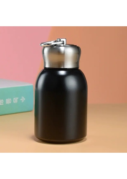 300ML Paslanmaz Çelik Seyahat Kupa Mini Termos Kupası Taşınabilir Cep Kurı Yalıtılmış Kahve Kupa Vakum Şişesi Sıcak Su Bottlecaity: 300ML/RENK: Gümüş 1 Adet (Yurt Dışından)