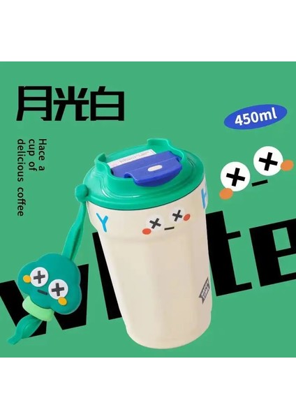 450ML Taşınabilir Kahve Termos Kupası 316 Paslanmaz Çelik Vakum Şişeler Kahve Kupa Tumbler Sızdıran Termos Şişesi Seyahat Kupa Kapasitesi: 450ML/RENK: C (Yurt Dışından)