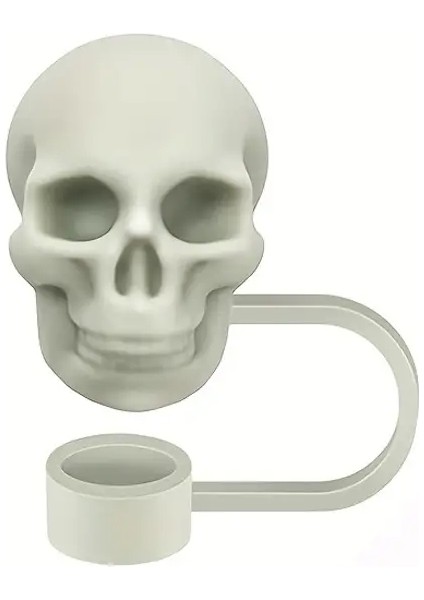 Kapul Sipi Kapak Kapak Kullanımı Için Kapalı 10 mm Silikon Saman Saman Topper Uyumlu 3040 Oz Tumbler Sap Uçlu Kapaklar Renk: 1pcs Gri (Yurt Dışından)