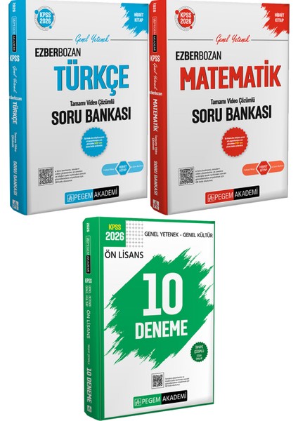 2026 Kpss Ezberbozan Türkçe Matematik Soru - 2026 Kpss Ön Lisans Çözümlü 10 Deneme