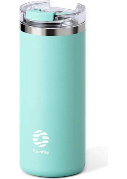Feiji 16/20OZ Paslanmaz Çelik Kahve Tumbler Termos Kupası Taşınabilir Seyahat Kupa Kahve Kahve Kahve Kapasitesi: 591ML/RENK: Nane Yeşil (Yurt Dışından)