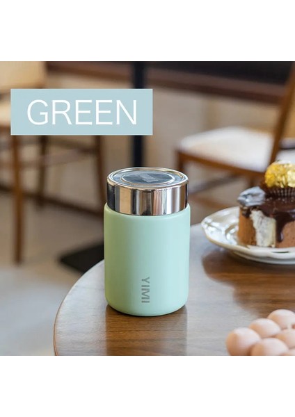 1pcs 230ML Mini Kompakt Termos Kahve ı Yüksek Görünümlü Hafif Açık Hava Taşınabilir Ofis 316 Pas Çelik Astar Içme ı : 201-300ML/RENK: Byb-Mini-Yeşil (Yurt Dışından)