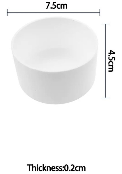 Daha Iyi Yaşam Için 1 Adet 7.5cm Yumuşak Silikon Dak Alt Kılıf Kılıf Koruyucu Manşon Için Cam Su Çayı Şişesi Anti Hasar Aksesuarları Renk: C Şeffaf (Yurt Dışından)