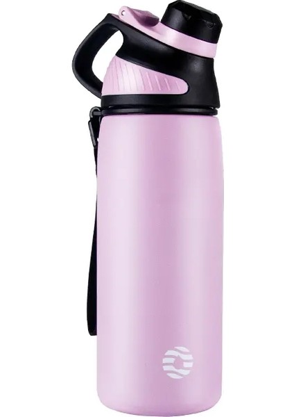 Feijian Lkg Termos Çift Duvar Vakum Şişesi Manyetik Kapak Dış Hava Spor Şişesi Paslanmaz Çelik Termal Kupa Sızıntı Kanıtı Kapasite: 1000ML/RENK: Pembe (Yurt Dışından)