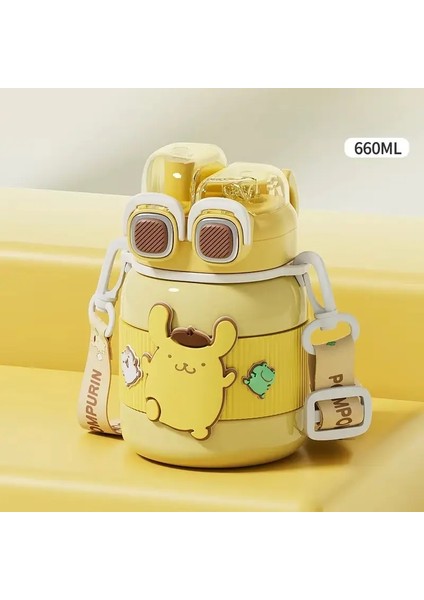 Sanrio Cinnamoroll Kuromi Termos Su Şişesi Kawaii Anime My Melody Öğrenci Çocuk Taşınabilir Vakum Su Şişesi Termal Su Kupa Cupcapacity: 660ML/RENK: 5 (Yurt Dışından)