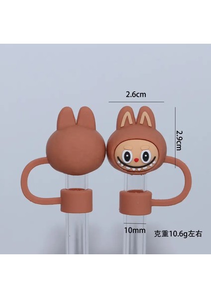 Stanl Straw Cap Için Uygun Yeni Model 10MM Toz Fişi 40OZ Of Araba Kupası Saman Kapakları Renk: KAHVE-10MM 1 Adet (Yurt Dışından)