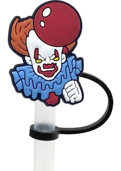 1pcs Korku Tarzı Saman Kapak Kapağı Kur Için, Silikon 8mm Sıçrama Geçirmez Saman Topper, Toz Geçirmez Saman Uç Cazibesi Renk: HYB1720-01 (Yurt Dışından)