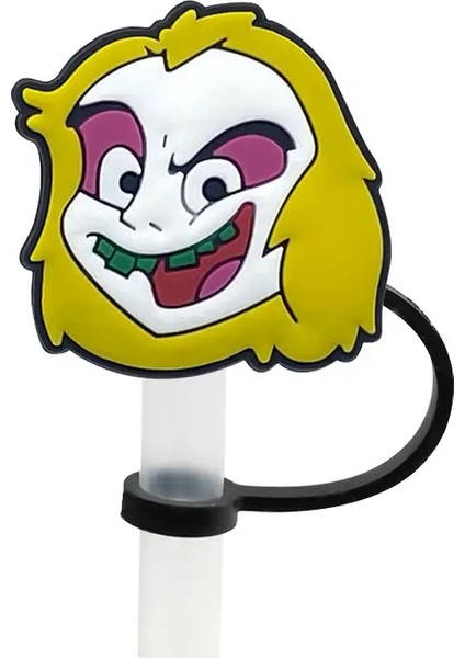 1pcs Korku Tarzı Saman Kapak Kapağı Kur Için, Silikon 8mm Sıçrama Geçirmez Saman Topper, Toz Geçirmez Saman Uç Cazibesi Renk: HYB1720-02 (Yurt Dışından)