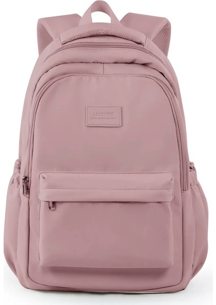 Okul Çantası Hafif Gündelik Daypack College Dizüstü Dizüstü Çantası Erkekler Için Kadınlar Suya Dalı Seyahat Sırt Çantası Spor Yüksek Renk: Pembe (Yurt Dışından)