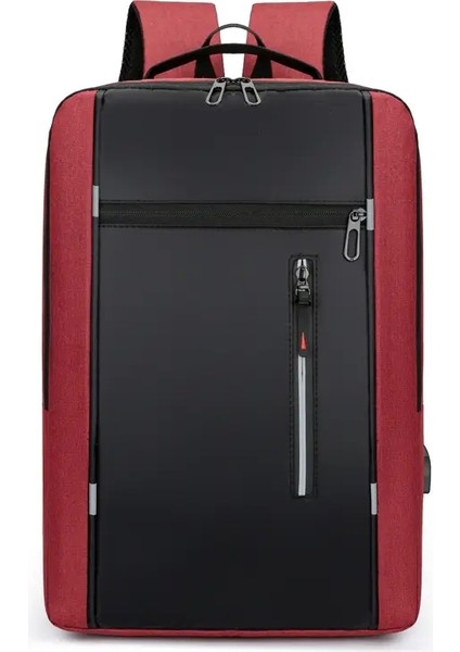 Man Çanta Bir Omuz Çok Fonksiyonlu Messenger Çanta Şifresi Kilit Spor Bisiklet Çantası Su Geçirmez USB Şarj Portu Hırsızlığı Önleyici Göğüs Bacolor: Kırmızı/beden: 14 Inç (Yurt Dışından)