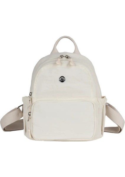 2025 Bahar Yeni Bayanların Sırt Çantaları, Kadınlar Için Seyahat Sırt Çantaları, Basit ve Çok Yahudi, Günlük, Su Geçirmez, Büyük Kapasiteli Sırt : Beyaz/: 12 Inç (Yurt Dışından)