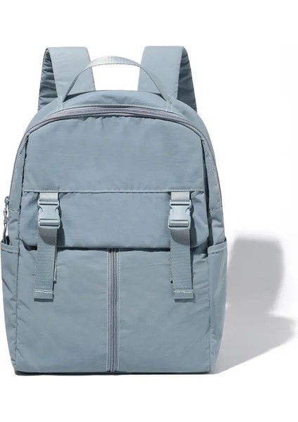 Sınır Ötesi Işe Gidip Gelme Için Yeni Tarzda Moda Çift Omuzlu Çanta. Naylon Kumaştan Yapılmış, Büyük Kapasiteli Bir Sırt Çantası ve Renk: Açık Mavi/boyut: 15 Inç (Yurt Dışından)