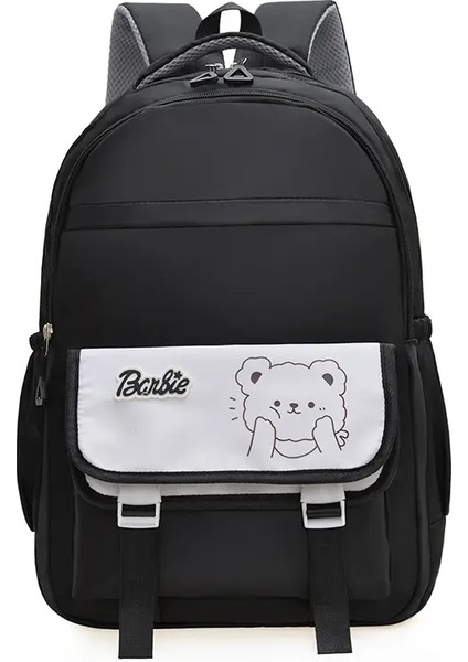 Yeni Stil Okul Çantası: Orta ve Lise Öğrencileri ve Çocuklar Için Sevimli ve Basit Sırt Çantası, Büyük Kapasite, Çift Omuzluercolor: Mavi/beden: 17 Inç (Yurt Dışından)