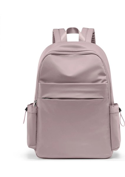 Erkekler Için Hafif Sıradan Laptop Sırt Çantası, Okul Erkekleri Için Kitap Çantası Sırt Çantası, Gençler Için Colleg Lisesi Sırt Çantası: Pembe (Yurt Dışından)