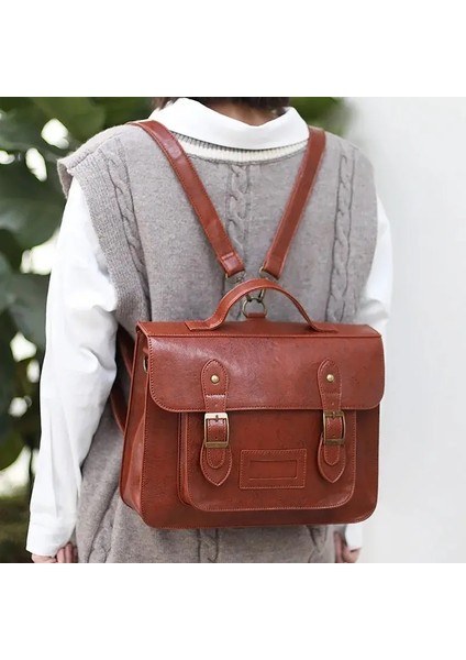 Kadınlar Sırt Çantası 2023 Yeni Çok Fonksiyonlu Kadın Büyük Tote Pu Deri Deri Kolej Tarzı Omuz Çantası Öğrenci Okul Çantası Bagpackcolor: Siyah/boyut: 32X26X8CM (Yurt Dışından)