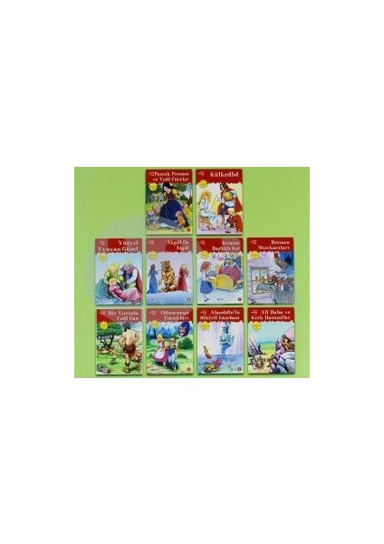 Dünya Masalları Dizisi ( 10 Kitap Set - Düz Yazılı)