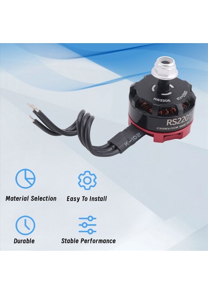 2-6 Saniye Yarış Drone'u Için Rc RS2205 2205 2300KV Cw Ccw Fırçasız Motor (Yurt Dışından) indirimleri