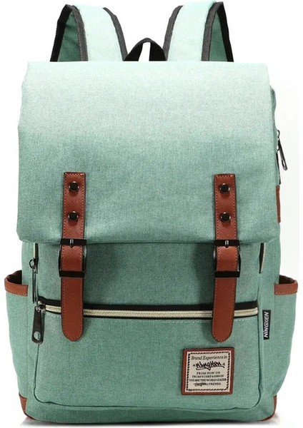 Ince Iş Dizüstü Bilgisayar Sırt Çantası Zarif Gündelik Gündüz Çantaları Açık Hava Spor Çantası Kolej Omuz Çantası Erkekler Için, Gözyaşı Dirençli: Açık Yeşil/beden: 15 Inç (Yurt Dışından)