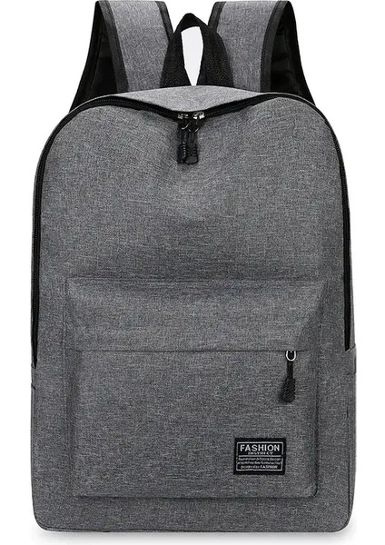 Dizüstü Bilgisayar Sırt Çantası Seyahat Çok Fonksiyonlu Büyük Kapasiteli Erkek USB Şarj Bilgisayar u Sırt Çantaları Oxford Su Geçirmez Çanta Erkekler Için Renk: Temel Gri (Yurt Dışından)