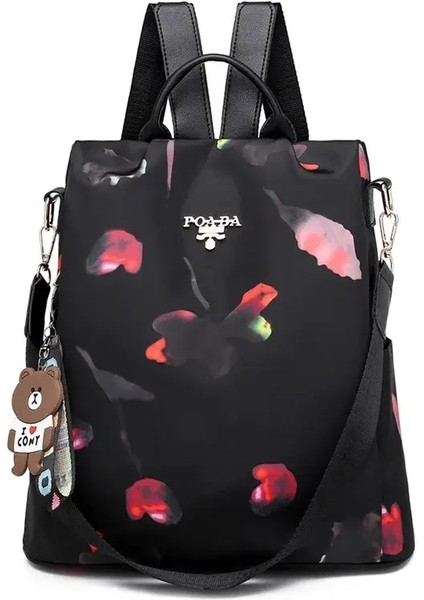 Kadınlar Sırt Çantası Moda Oxford Bez Omuz Çantaları Gençler Için Okul Çantaları Büyük Kapasiteli Baskı Su Geçirmez Seyahat Sırt Çantası Renk: (Yurt Dışından)