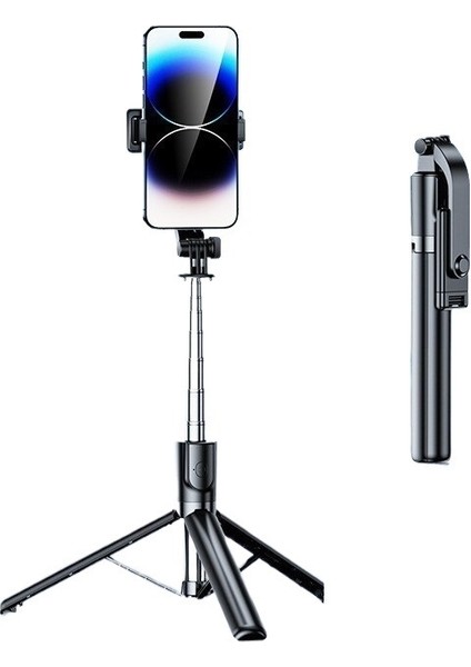 Elde Taşınabilen Selfie Çubuğu Zemin Tripod Çok Işlevli Cep Telefonu Bluetooth Canlı Yayın Braketi Dolgu Işığı Mini Taşınabilir Fotoğraf Çubuğu (Yurt Dışından) modelleri