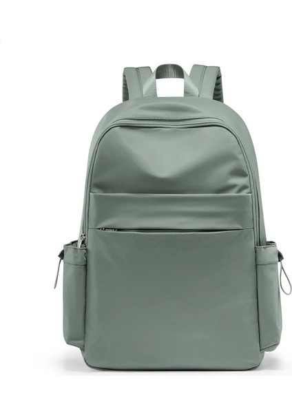 Erkekler Için Hafif Sıradan Laptop Sırt Çantası, Okul Erkekleri Için Kitap Çantası Sırt Çantası, Gençler Için Colleg Lisesi Sırt Çantası: Yeşil (Yurt Dışından)