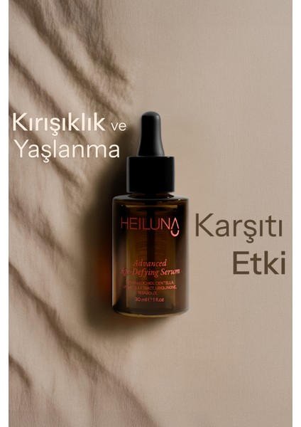 Yaşlanma Ve Kırışıklık Karşıtı Serum 30 ml - Sıkı & Pürüzsüz Cilt - Bakuchiol & Centella indirimleri