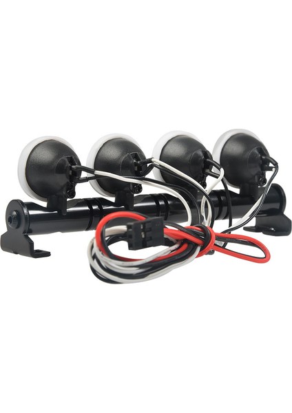 1/10 Rc Paletli Traxxas Rc Araba Için 92,5 mm LED Işık Lambası Çubuğu, 4 LED (Yurt Dışından) fırsatları