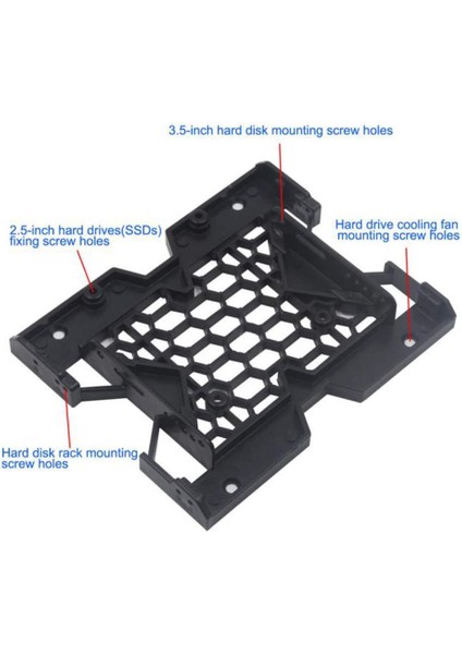 1 Adet 5,25 Inç - 3,5 Inç 2,5 Inç Soğutma Fanı Braketi SSD HDD Braketi (Yurt Dışından) modelleri