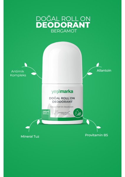 Doğal Deodorant – Bergamot Kokulu fırsatları