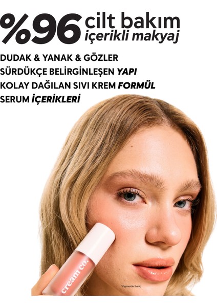 Allık Ruj Göz Farı Glow Tint Soft Mocha | Nemlendirici Makyaj | 504 Nude | Hyaluronik Asit Peptit fiyatları