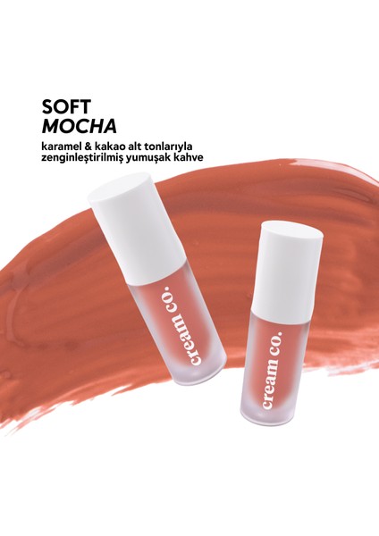 Allık Ruj Göz Farı Glow Tint Soft Mocha | Nemlendirici Makyaj | 504 Nude | Hyaluronik Asit Peptit modelleri