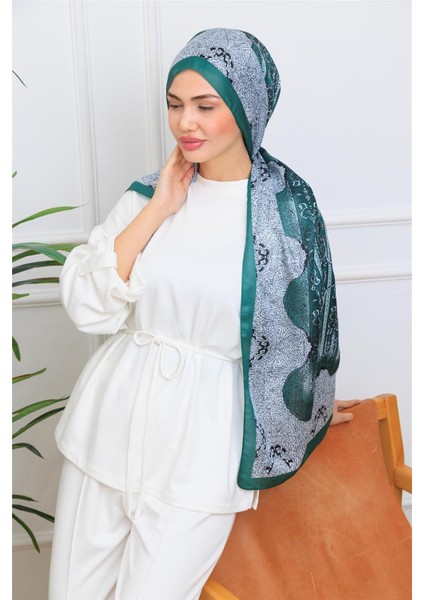 Zarif Paisley Desenli Dijital Soft Şal