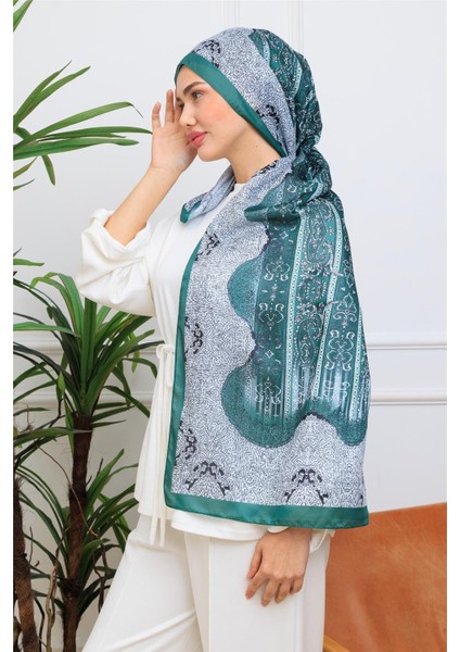 Zarif Paisley Desenli Dijital Soft Şal modelleri