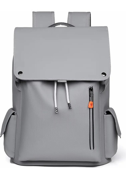 1 Parça Yeni Moda Sırt Çantası, Unisex Moda Seyahat Sırt Çantası, Büyük Kapasiteli Su Geçirmez Bilgisayar Çantası, Orta ve Lise Öğrencileri Için Okul Çantası Renk: Açık Gri (Yurt Dışından)