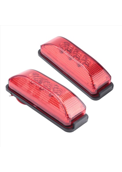 Adet 24V 3.9 Inç 3 LED Kamyon Römork Kırmızı Işık LED Yan Işaret Işıkları (Yurt Dışından) modelleri