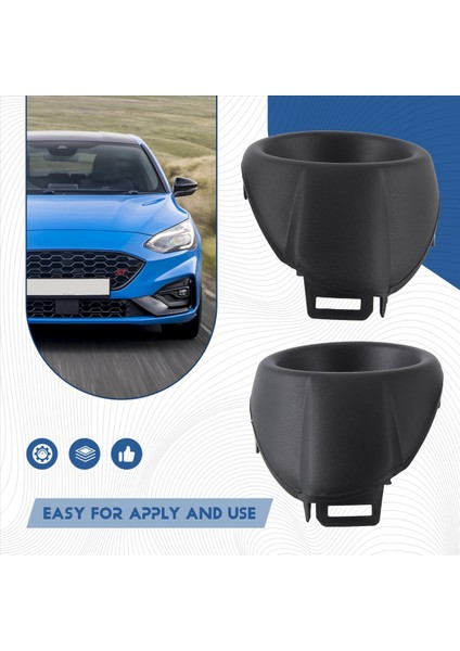 Ford Ön Tampon Sis Lambası Kapağı Çerçeve Muhafazası Kaplaması-Siyah (Yurt Dışından) indirimleri