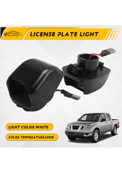 Nissan Navara D40 Frontier 2004-2018 Için LED Plaka Lambası (Yurt Dışından) fırsatları