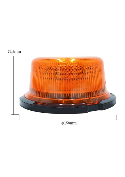 Araba 12V 24V LED Acil Durum Flaş Işıkları Manyetik Montajı (Yurt Dışından) fırsatları