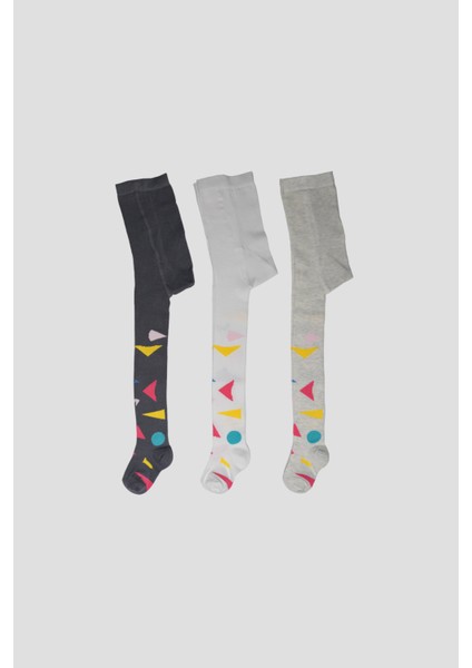 3 Adet Pamuklu Unisex Çocuk ve Bebek Külotlu Çorap fırsatları