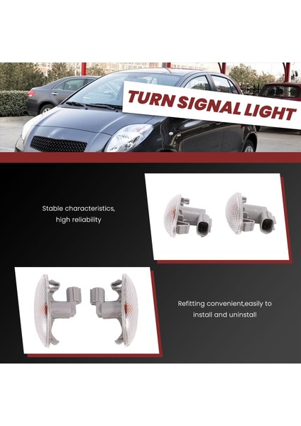 Toyota Corolla 2006-2013 Çamurluk Işıkları Için Araç Dönüş Sinyal Lambası (Yurt Dışından) fiyatları