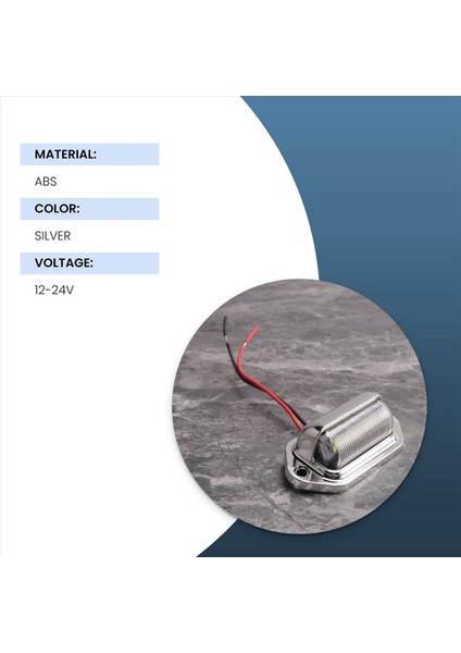 12-24V 6 LED Plaka Lambası Yürüyüş Yolu Basamaklı Lambası Karavan Römorku (Yurt Dışından) fırsatları