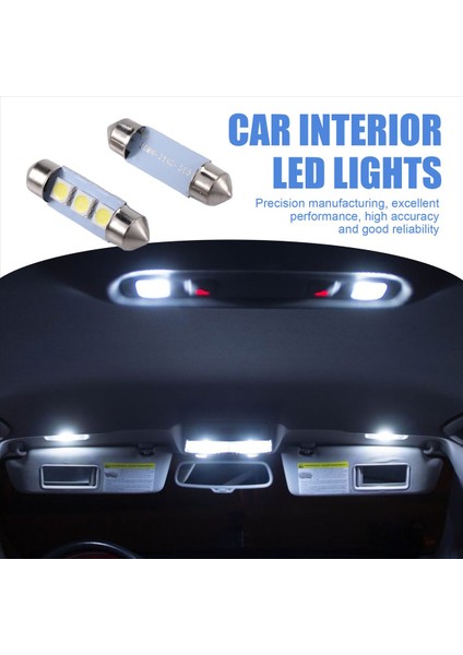 14X Beyaz LED Araç Iç Aydınlatma Tavan Lambası Ampulleri (Yurt Dışından) indirimleri