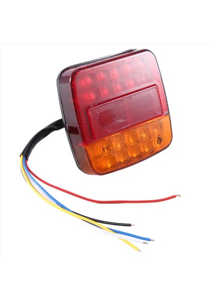 12V LED Kare Lamba Iki Renkli Arka Lamba Araba Malzemeleri Kırmızı Kapak (Yurt Dışından) modelleri